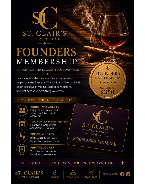 S T . C L A I R ' S Founders Membership